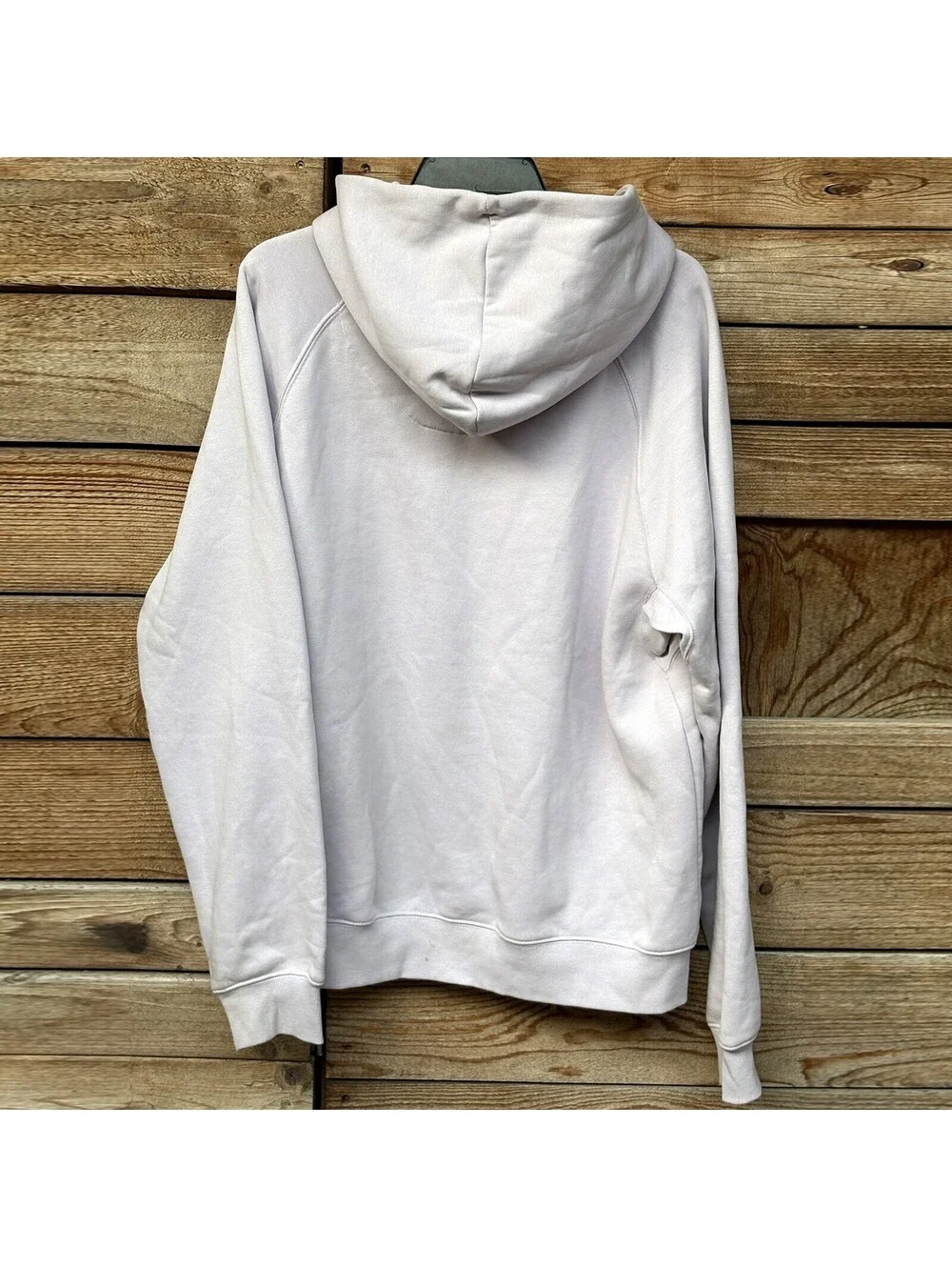 Adidas White Hoodie with Black Logo, Size M
